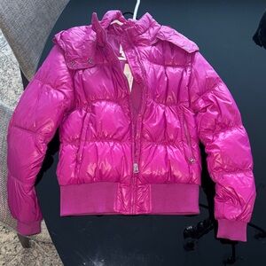 Diesel Magenta Bomber Jacket